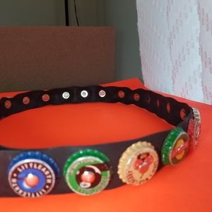 Unique Bottle Cap Belt